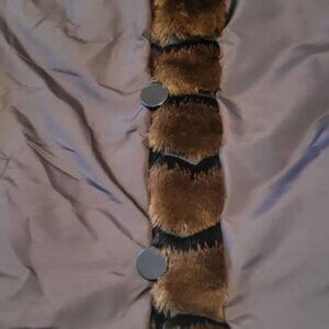 Nuage Reversible Luxurious Faux Fur Women's Coat. SIZE US XL. Brown Colour.